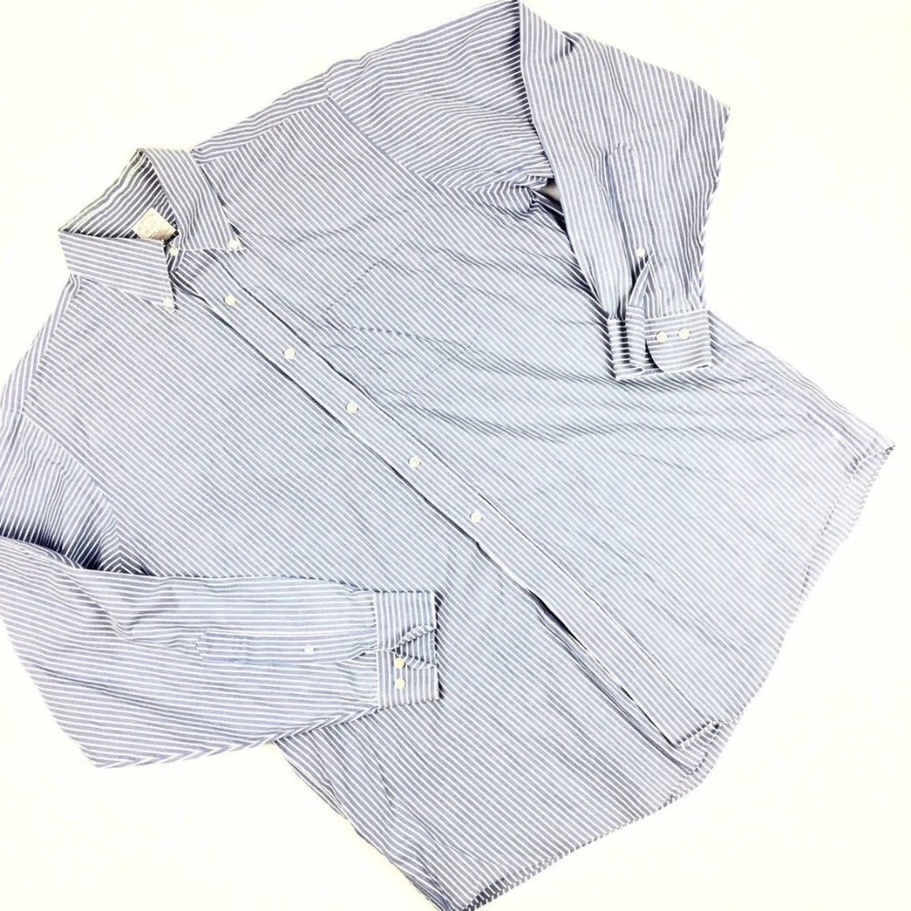 Brooks Brothers Men's Non Iron Blue Dress Shirt